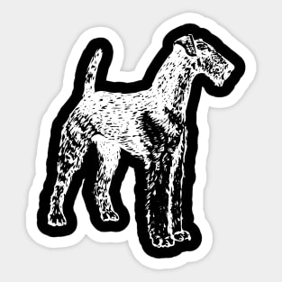 Airedale Terrier Pet Dog Sticker